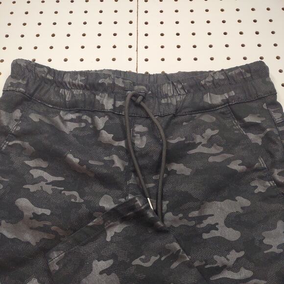Bevy Flog Pants Women's 28 Camo Black Elastic Waist Stretch Shely Jogger - Picture 8 of 8